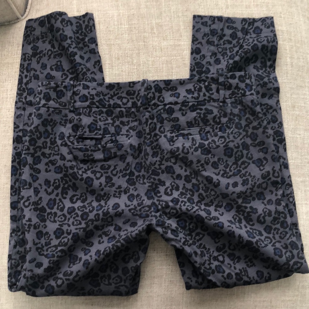Straight leg Ann Taylor leopard print pants